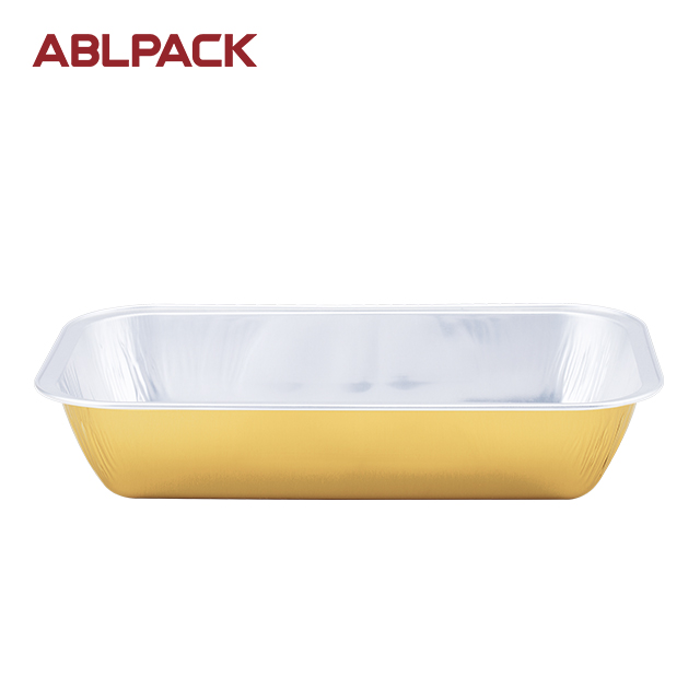 ABLPACK 320ML/10.8 OZ Rectangular shape airline meal box with alu lids with holes ABLPACK 320ML/10.8 OZ Rectangular shape airline meal box with alu lids with holes