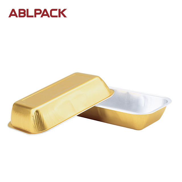 ABLPACK 320ML/10.8 OZ Rectangular shape airline meal box with alu lids with holes ABLPACK 320ML/10.8 OZ Rectangular shape airline meal box with alu lids with holes