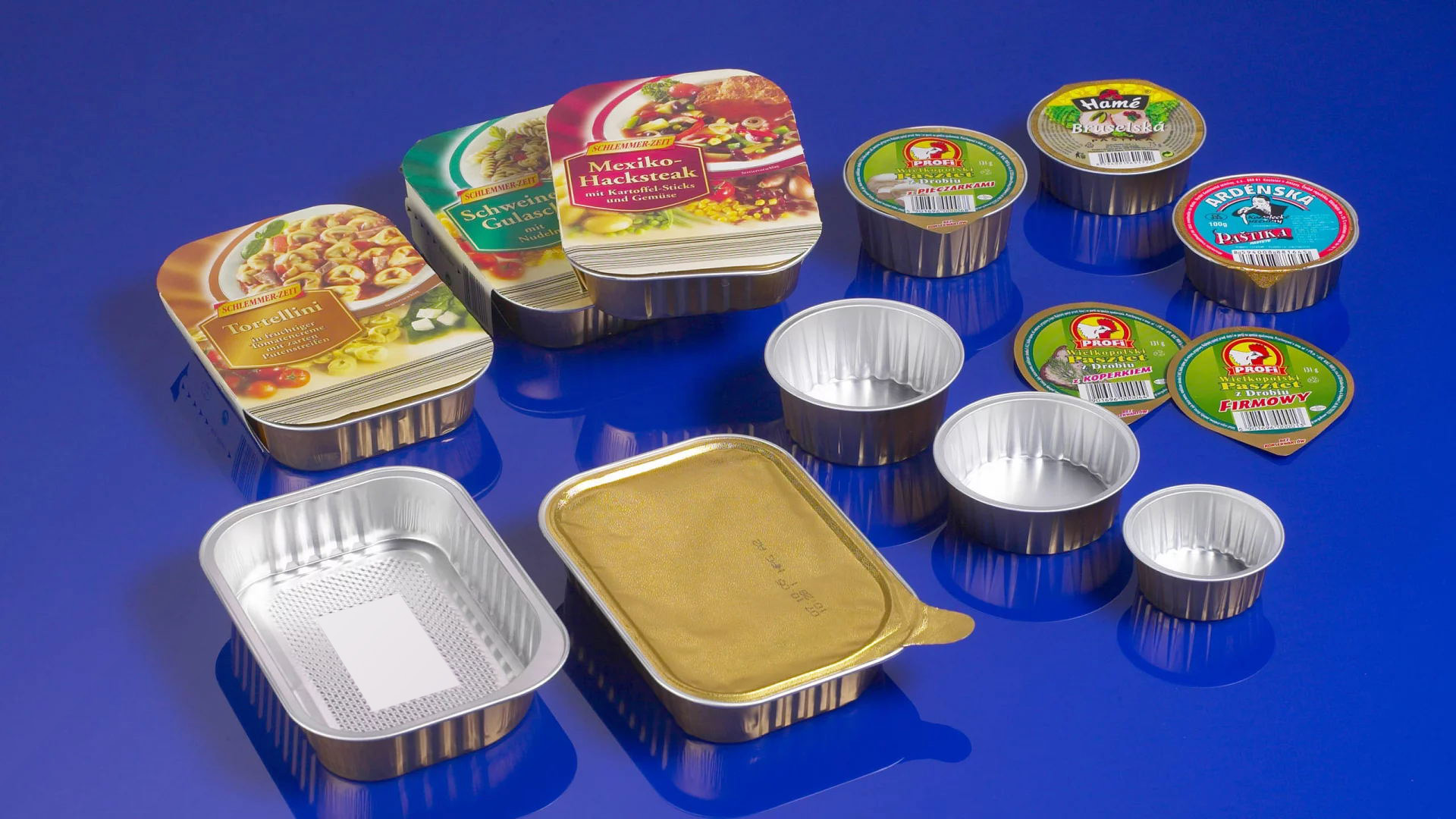 sealable aluminum foil container