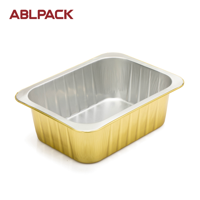 ABLPACK 1800ML/ 62 OZ Rectangular shpae aluminum food container with PET lid ABLPACK 1800ML/ 62 OZ Rectangular shpae aluminum food container with PET lid