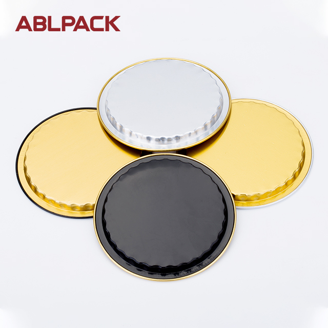 ABLPACK 20ML/ 0.7OZ  Round shape aluminum foil pan for small cake and nuts
