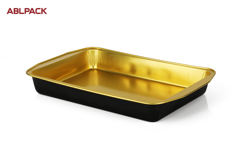 ABLPACK 2850ML/ 96 OZ Rectangular shape aluminum foil service tray ABLPACK 2850ML/ 96 OZ Rectangular shape aluminum foil service tray