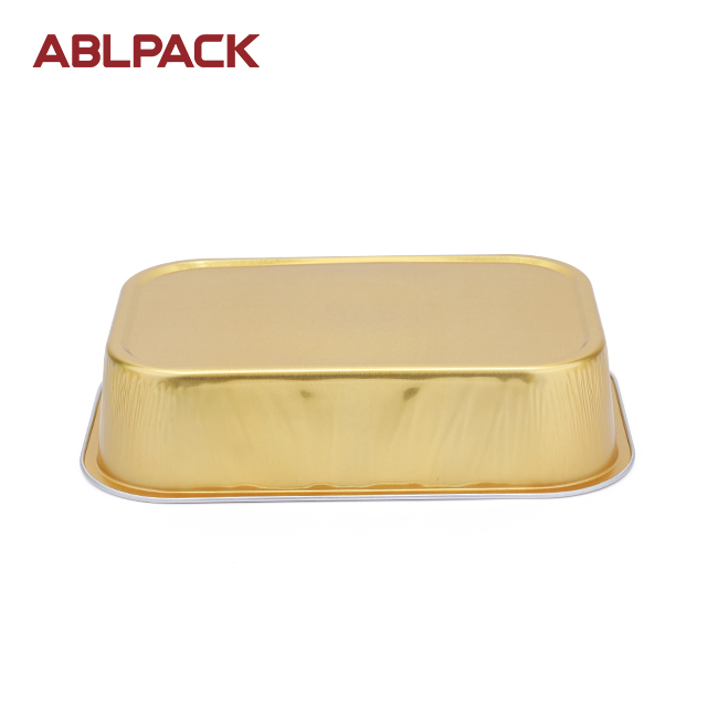 ABLPACK 380ML/ 11.8OZ Rectangular shape aluminum foil baking trays with pet lid ABLPACK 380ML/ 11.8OZ Rectangular shape aluminum foil baking trays with pet lid