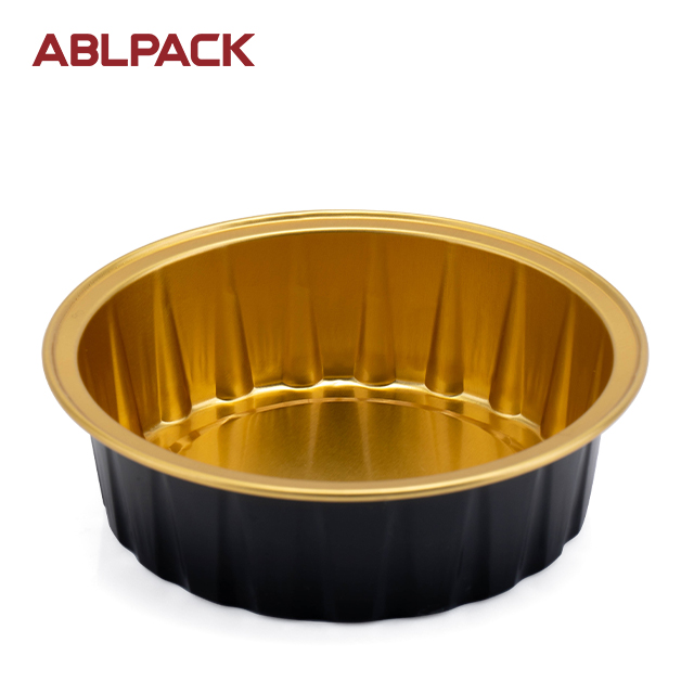 ABLPACK 60ML/ 2OZ Round shape aluminum foil baking cups with pet lid ABLPACK 60ML/ 2OZ Round shape aluminum foil baking cups with pet lid