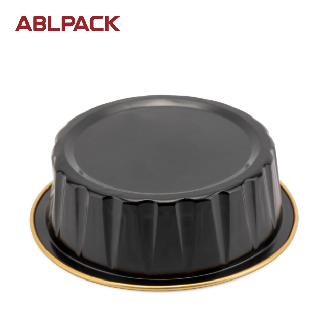 ABLPACK 60ML/ 2OZ Round shape aluminum foil baking cups with pet lid ABLPACK 60ML/ 2OZ Round shape aluminum foil baking cups with pet lid