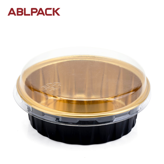 ABLPACK 60ML/ 2OZ Round shape aluminum foil baking cups with pet lid ABLPACK 60ML/ 2OZ Round shape aluminum foil baking cups with pet lid