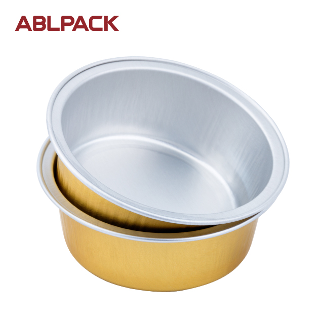 Premium ABLPACK 25ML Round Aluminium Foil Container 250ML with Alu Lid Premium ABLPACK 25ML Round Aluminium Foil Container 250ML with Alu Lid