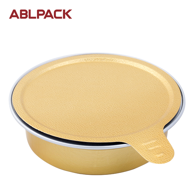 ABLPACK 35ML/1.2OZ Round shape aluminum foil honey cups with sealable alu lids