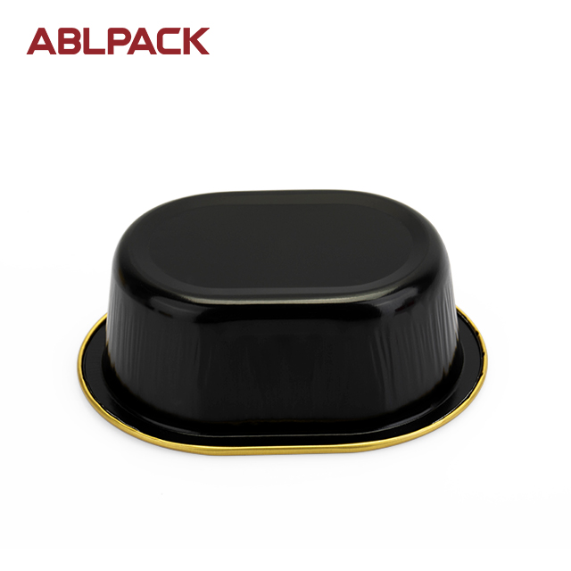 ABLPACK 58ML/2.0 OZ Oval shape Ramadan use aluminum foil baking cups with PET lids ABLPACK 58ML/2.0 OZ Oval shape Ramadan use aluminum foil baking cups with PET lids