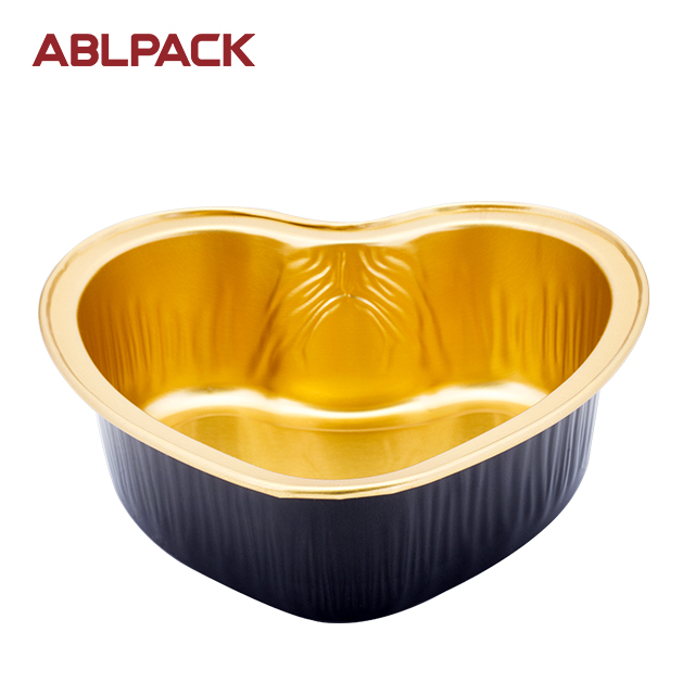 ABLPACK 100 ML/ 3.5 OZ colored aluminum foil baking cups with PET lid ABLPACK 100 ML/ 3.5 OZ colored aluminum foil baking cups with PET lid