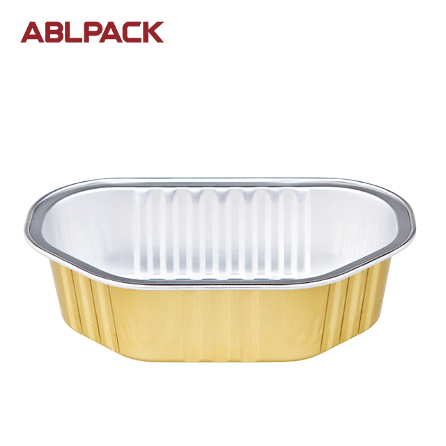 ABLPACK 100ML/3.3 OZ   Special shape aluminum foil baking tray with pet lid