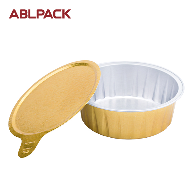 ABLPACK 100 ML/ 3.3 OZ aluminum foil PET food container with sealing lids ABLPACK 100 ML/ 3.3 OZ aluminum foil PET food container with sealing lids