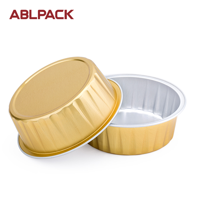 ABLPACK 100 ML/ 3.3 OZ aluminum foil PET food container with sealing lids ABLPACK 100 ML/ 3.3 OZ aluminum foil PET food container with sealing lids