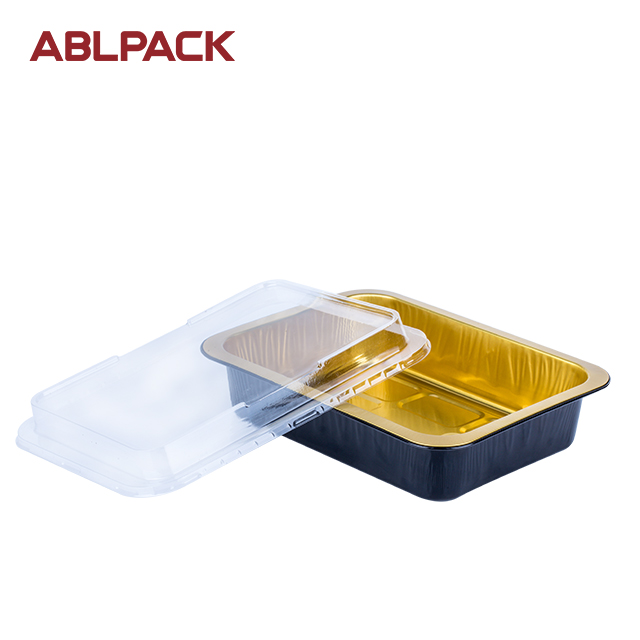 China High Quality Aluminum Tray With Cover Factories – ABLPACK 1200 ML/42.9 OZ 9*8 aluminum foil takeaway food tray with PET/ PP lid – ABL Baking China High Quality Aluminum Tray With Cover Factories – ABLPACK 1200 ML/42.9 OZ 9*8 aluminum foil takeaway food tray with PET/ PP lid – ABL Baking