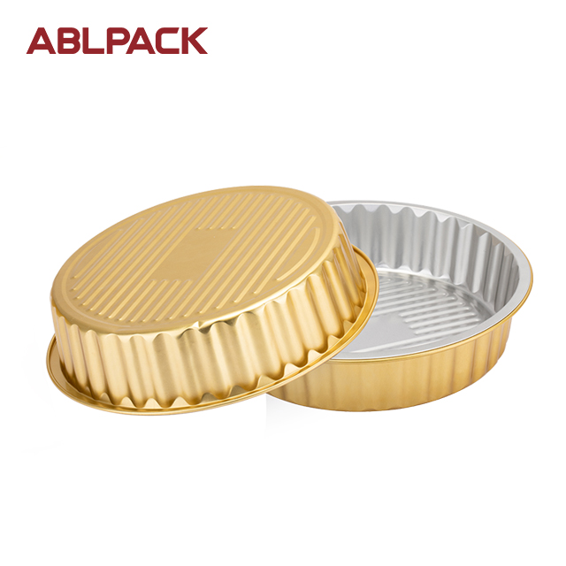 ABLPACK 1508ML/50.7OZ Round shape aluminum foil baking cups with plastic lid ABLPACK 1508ML/50.7OZ Round shape aluminum foil baking cups with plastic lid