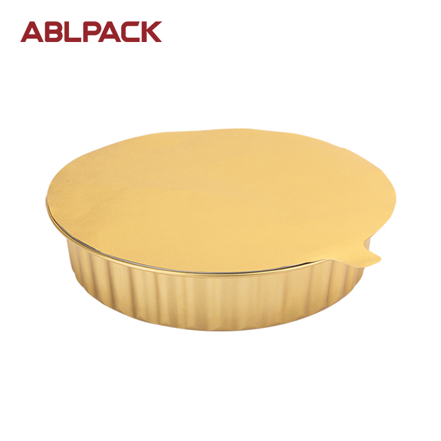 ABLPACK 1508ML/50.7OZ Round shape aluminum foil baking cups with plastic lid ABLPACK 1508ML/50.7OZ Round shape aluminum foil baking cups with plastic lid