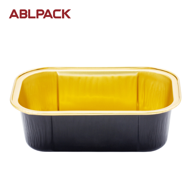 China High Quality Roasting Pan Factories –ABLPACK 168 ML/ 5.6 OZaluminum foil baking tray with high pet lid – ABL Baking detail pictures