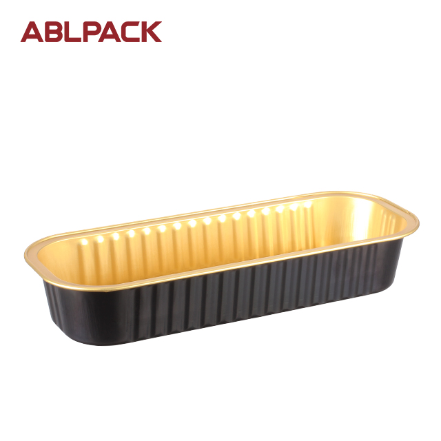 ABLPACK 200ML/6.7 OZ aluminum foil loaf baking pan with PET lid ABLPACK 200ML/6.7 OZ aluminum foil loaf baking pan with PET lid