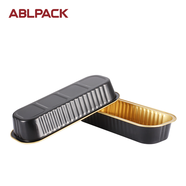 ABLPACK 200ML/6.7 OZ aluminum foil loaf baking pan with PET lid ABLPACK 200ML/6.7 OZ aluminum foil loaf baking pan with PET lid