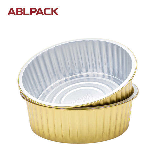 ABLPACK 3100 ML/ 110.7 OZ round aluminum foil baking cups with pet lid ABLPACK 3100 ML/ 110.7 OZ round aluminum foil baking cups with pet lid