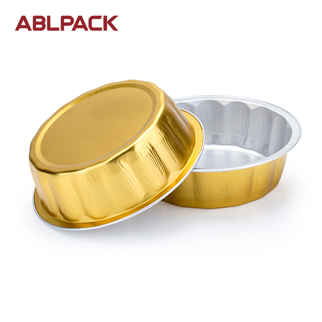 ABLPACK 420ML/ 14.3 OZ round shape aluminum foil cups with plastic lid ABLPACK 420ML/ 14.3 OZ round shape aluminum foil cups with plastic lid