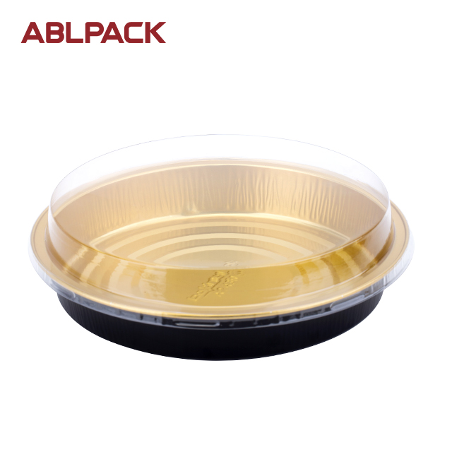 ABLPACK 430 ML/ 14.3 OZ Round shape aluminum foil pans with sealable alu lid ABLPACK 430 ML/ 14.3 OZ Round shape aluminum foil pans with sealable alu lid