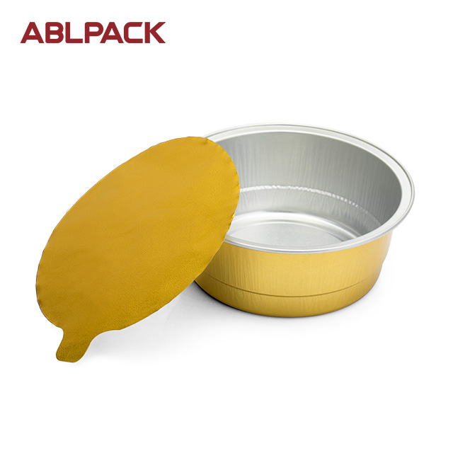 ABLPACK 458 ML/ 16 OZ aluminum foil food cups with sealable aluminum foil lids